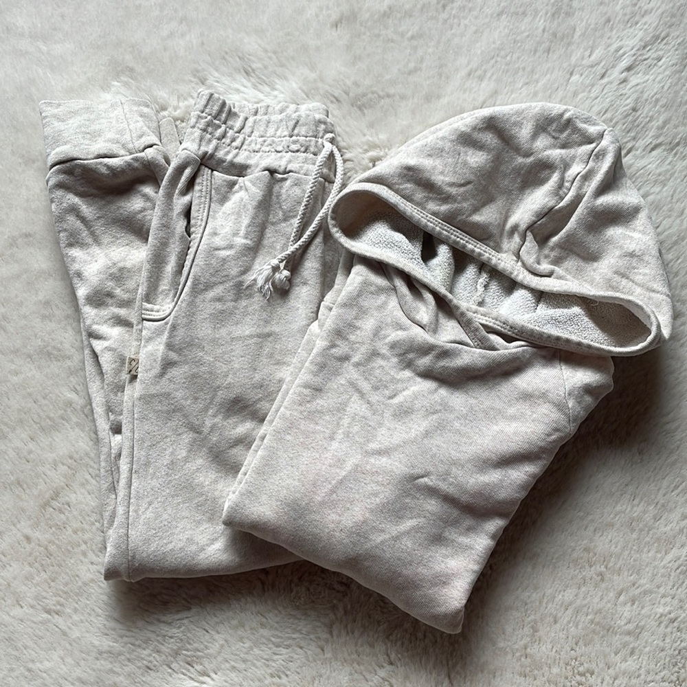 Childhoods | Oat Natural Joggers & Hoodie | 6/7